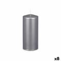 Miniatyrbillede 1 af 2: Stearinlys Acorde 92547 Sølvfarvet 9 x 20 x 9 cm (8 enheder)