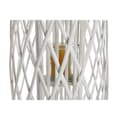 Miniatyrbillede 4 af 4: Lyseholder Home ESPRIT Hvid flet Krystal 34 x 34 x 80 cm