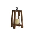 Miniatyrbillede 4 af 4: Lyseholder Home ESPRIT Natur Krystal Mangotræ 25 x 25 x 35 cm