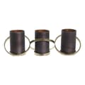 Miniatyrbillede 1 af 3: Lyseholder DKD Home Decor Krystal Aluminium (20 x 7 x 6 cm) (52 x 15 x 16,5 cm)