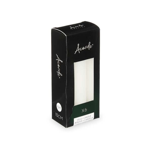 Lyssæt Acorde 123-A-AR Hvid 2 x 2 x 15 cm (12 enheder)