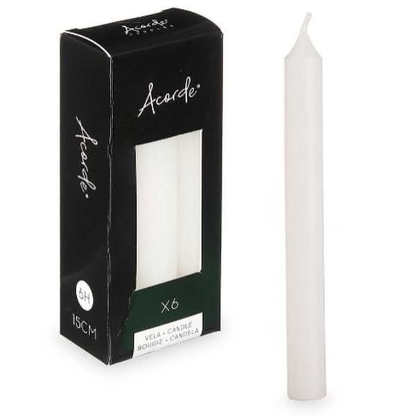 Lyssæt Acorde 123-A-AR Hvid 2 x 2 x 15 cm (12 enheder)