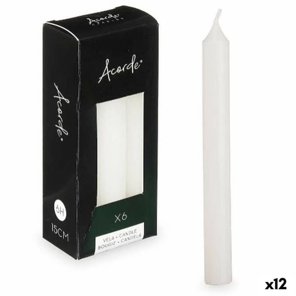 Lyssæt Acorde 123-A-AR Hvid 2 x 2 x 15 cm (12 enheder)