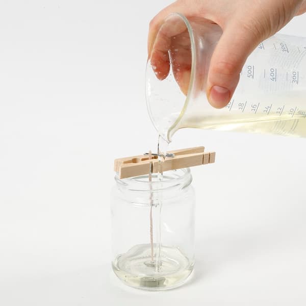 Vaxade ljusvekar - 50 st - Längd: 10 cm - Tjocklek 2 mm