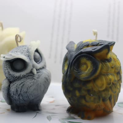 kynttilämuotti kynttilämuotit DIY silikoni -muotti kynttilä 3D