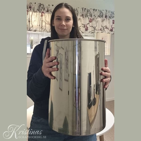 Smältkärl Rostfritt - 30,5x43 cm - Volym: 35 liter