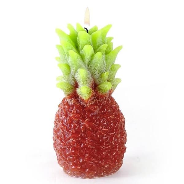 Latexmugg för ljus - Ananas