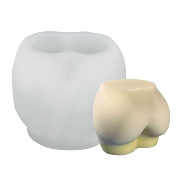 Stearinlys danner 3D rumpe 6cm