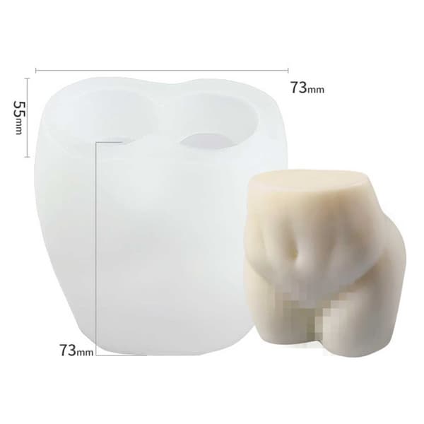 Muoto kynttilöille Naisten vartalo 3D 7cm