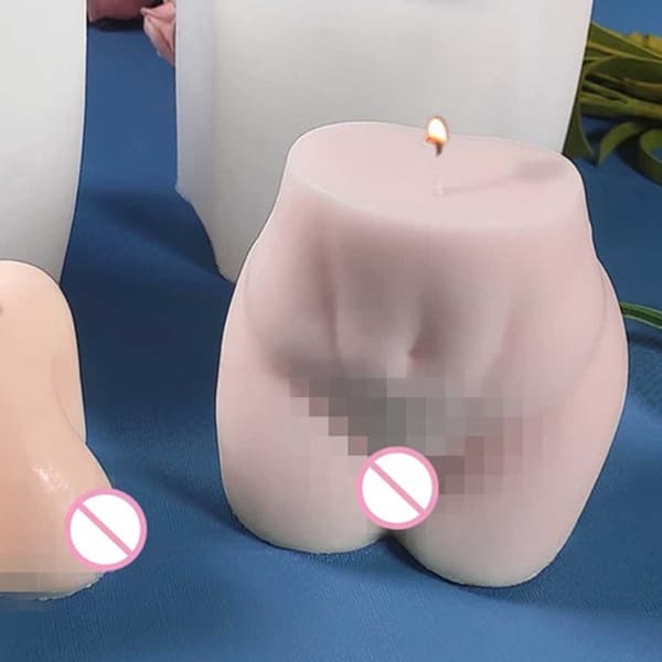Muoto kynttilöille Naisten vartalo 3D 7cm
