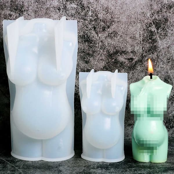 Lysform Candles Gravid kvinde 3d 9cm