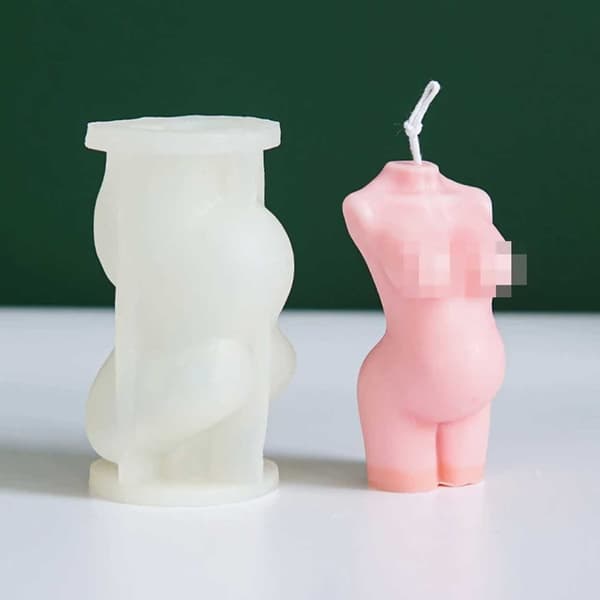 Lysform Candles Gravid kvinde 3d 9cm