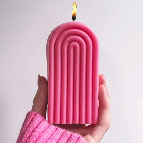 Ljusform Stearinljus U-Form Hög Båge 12cm
