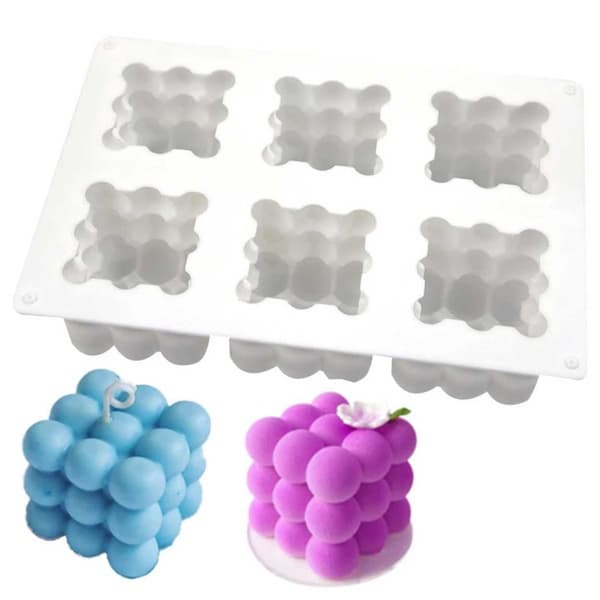 Lysform DIY Stearin Light 6st Cubs