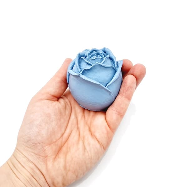 Silikonform Ljusformar - Ros Nr 5 - H: 5,6 cm
