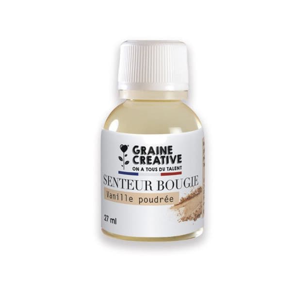 Doft för ljus - Puder vanilj - 27 ml - Sötma - Klassisk doft - DIY