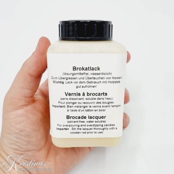 Brocade Lacquer 250 ml - Struktur-Lack Vit - Ljustillverkning