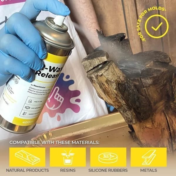 Formsläppspray med vax för epoxiharts (400 ml)