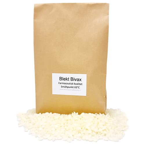Bivax Farmaceutisk 100% Naturlig - Vitt - 1 Kg