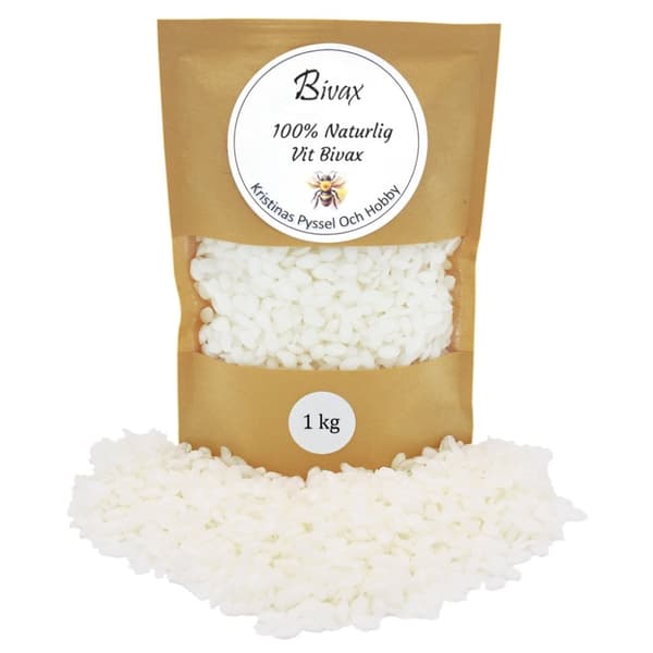 Bivax 100% Naturlig - Vitt - 1 Kg