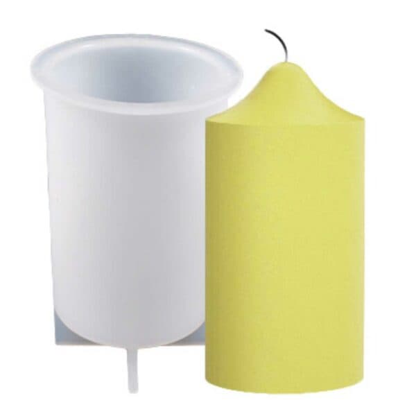 Silikone lys form DIY stearin lyscylinder