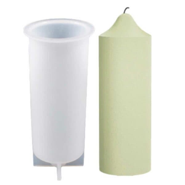 Silikone lys form DIY stearinlys høj cylinder