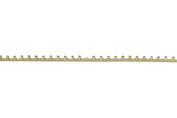 Rayher hobby - 31-097-06 - Rayher Galon för att dekorera ljus eller andra stöd, vax, guld, 2,6 x 0,6 x 0,02 cm