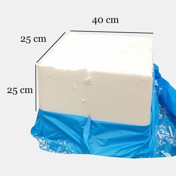 Rapsvax i 25 kg Block - Golden Wax - Tillverkad i Sverige