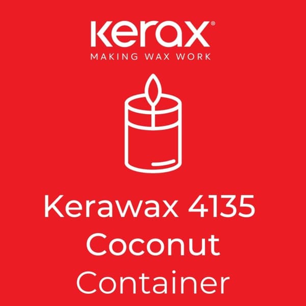 Kokosvax till Ljusglas - 3 kg - Keravax 4135 - Pastiller