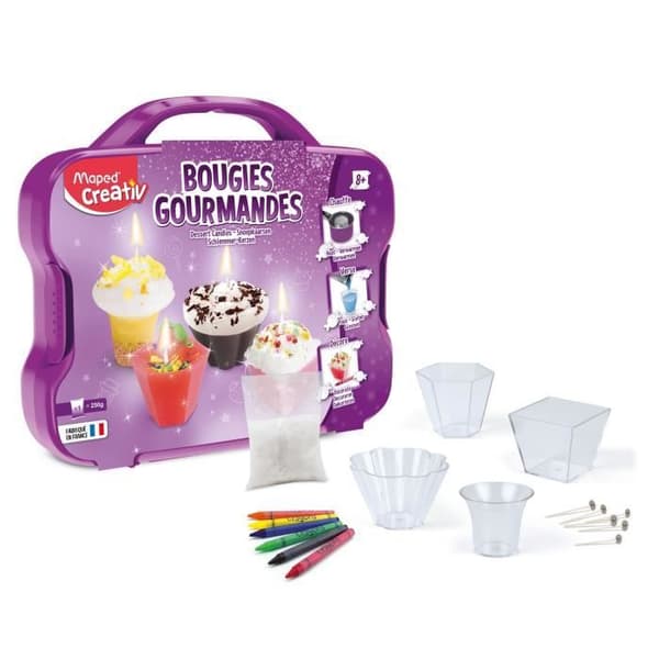 Maped Creativ - Fodral för att göra gourmetljus - Ålder+8 - Tillverkat i Frankrike