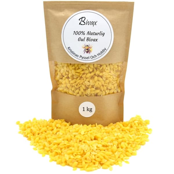 Bivax 100% Naturlig - Gul - 1 Kg