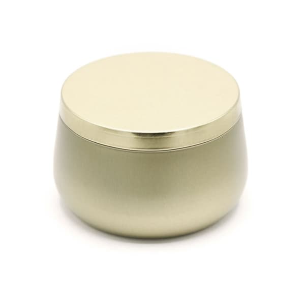 Ljusburk Med Lock 12 st - Guld - 118 ml - Metall