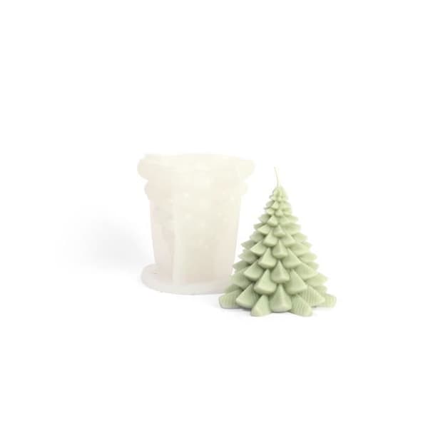 SILIKON LJUSFORM - GRAN - DIAM 8,4 H 8,5 CM