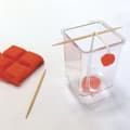Miniatyrbild 2 av 3: Voxljusform - Kreativfrö - Fyrkantig 48x48mm H75mm - Plastisk kristall - Transparent - Vuxen