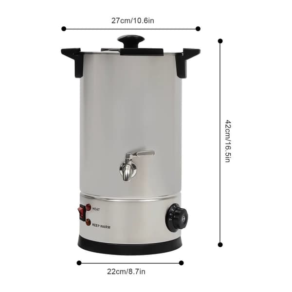 10L 1800W 30-110°C elektrisk vaxsmältare för DIY ljustillverkning, lättanvänd
