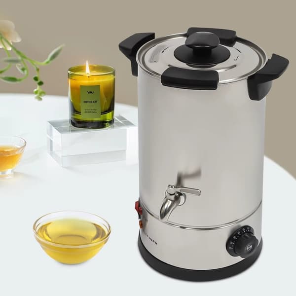 10L 1800W 30-110°C elektrisk vaxsmältare för DIY ljustillverkning, lättanvänd