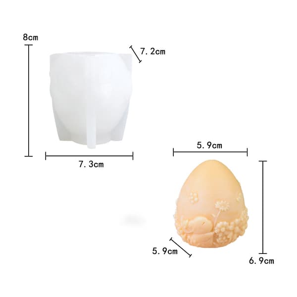 INF Silikoneform til Lysfremstilling C