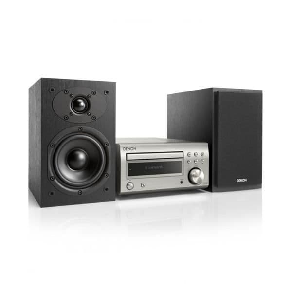 Hi-fi Denon D-M41 Bluetooth USB Svart Silver