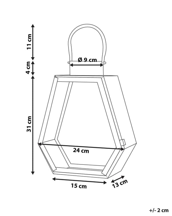 Lanterne Sølv i Rustfrit Stål og Hærdet Glas 46 cm Dekorativ Bikage Mønster Bloklys Holder til Gulv Bordpynt Dekoration Stue Soveværelse
