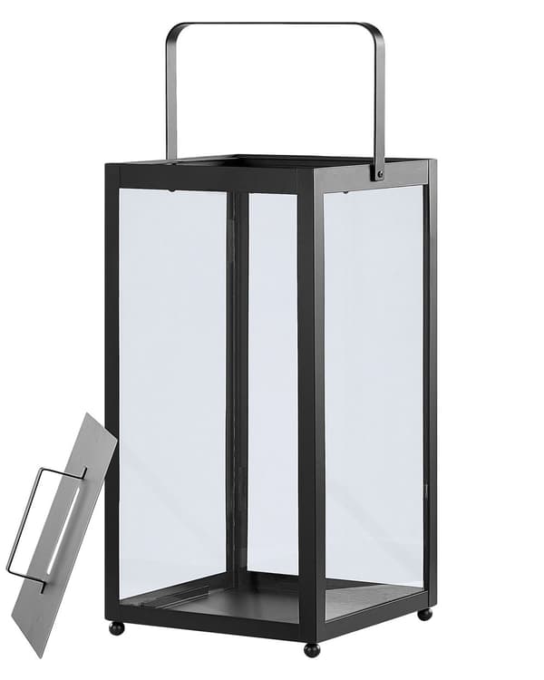 Elegant Lanterne, Sort Moderne Design 30 cm
