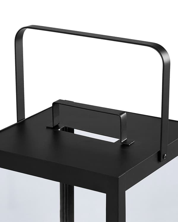 Elegant Lanterne, Sort Moderne Design 30 cm