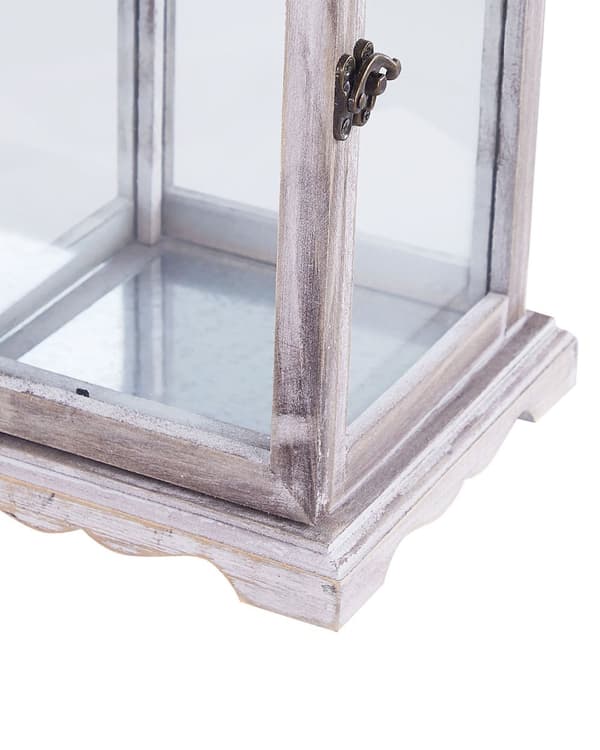 Elegant Lanterne i Hvid Antik Design 47 cm