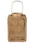 Pikkukuva 7 / 9: Lyhty luonnollinen 18 x 43 x 13 cm rottinki maalaismainen boho sisäkäyttöön