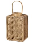 Pikkukuva 1 / 9: Lyhty luonnollinen 18 x 43 x 13 cm rottinki maalaismainen boho sisäkäyttöön