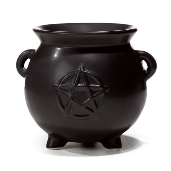 Pentagram Svart Aromalampa i Keramik
