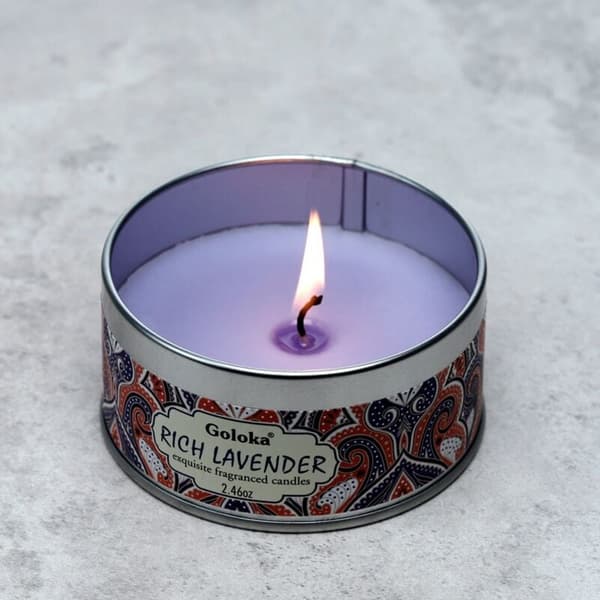 Lavendel Vaxljus i Burk