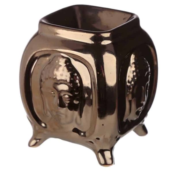 Aromalampa Buddha Guld