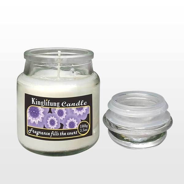 INF Doftljusburk - Lavendel, 110g sojavax