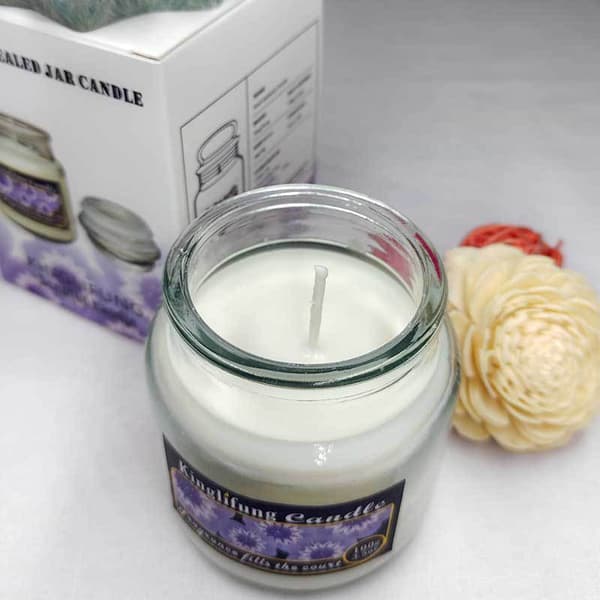 INF Doftljusburk - Lavendel, 110g sojavax
