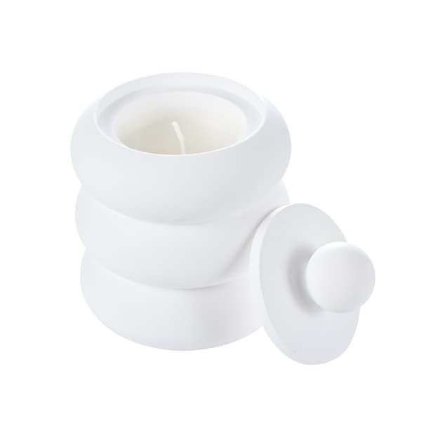 INF Luksus Orange Blossom Duftlys - Cylindrisk Gips Cup Design